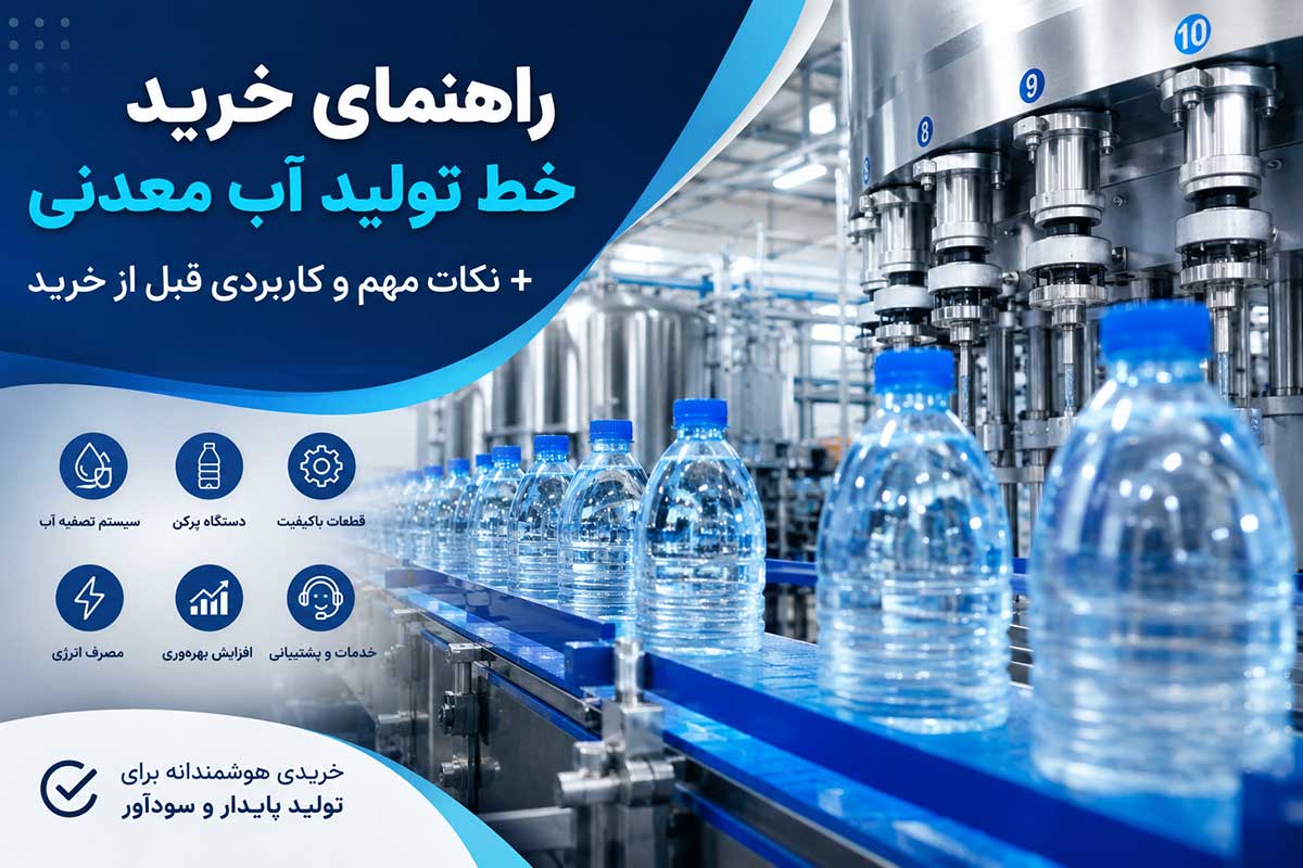 راهنمای خرید خط تولید آب معدنی