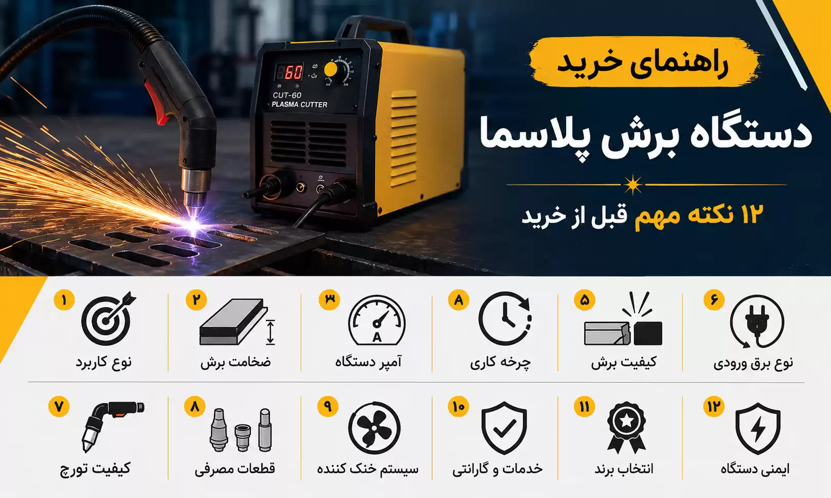 راهنمای خرید دستگاه برش پلاسما