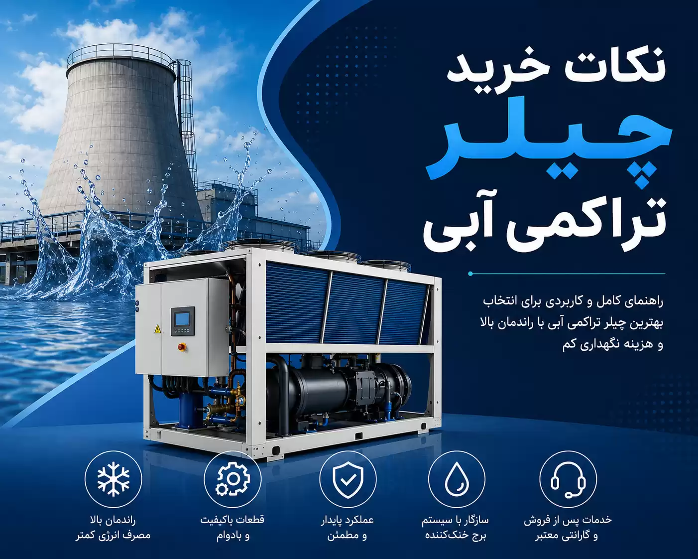 راهنمای خرید چیلر تراکمی آبی