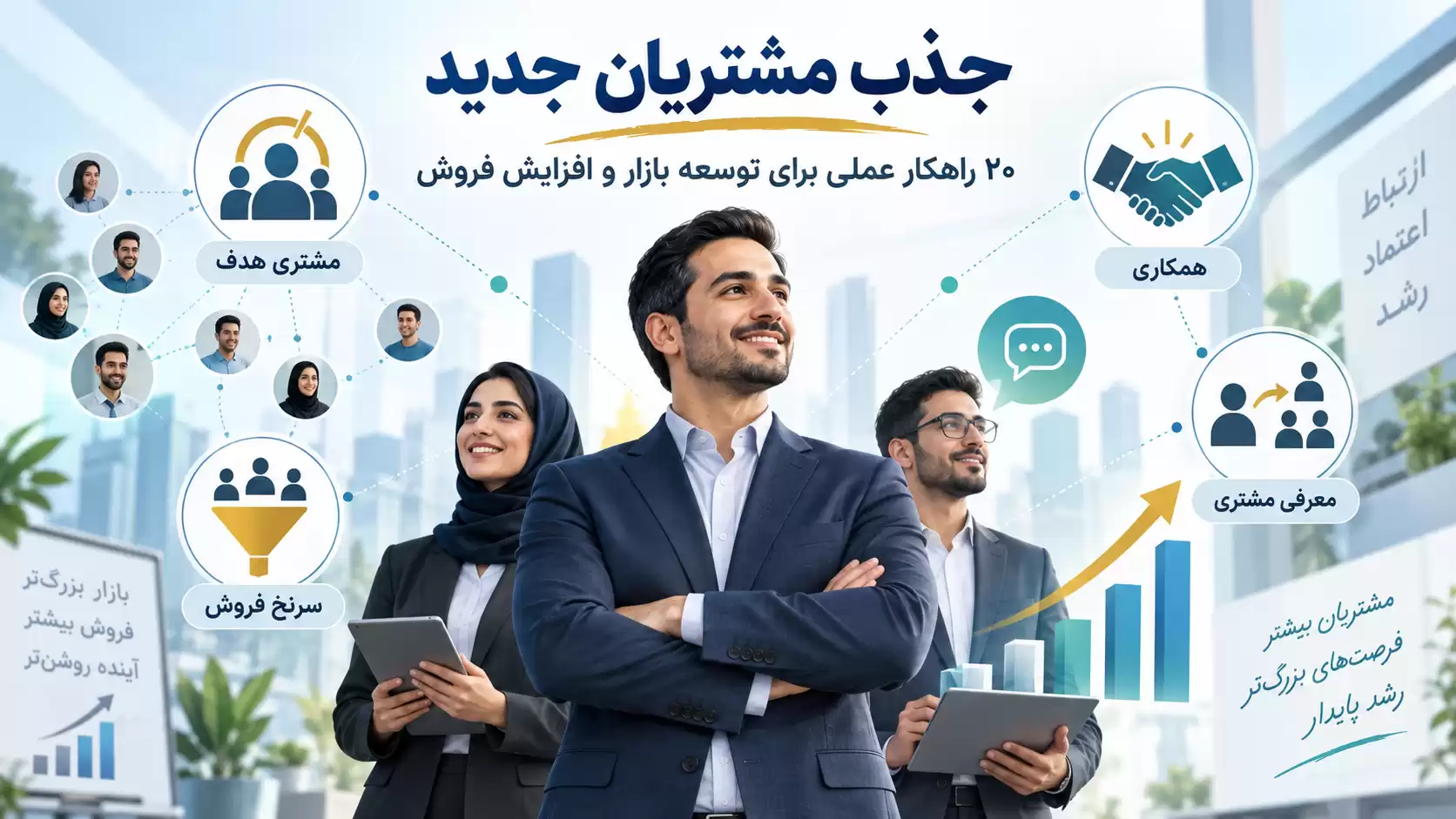 20 راهکار عملی برای جذب مشتریان جدید