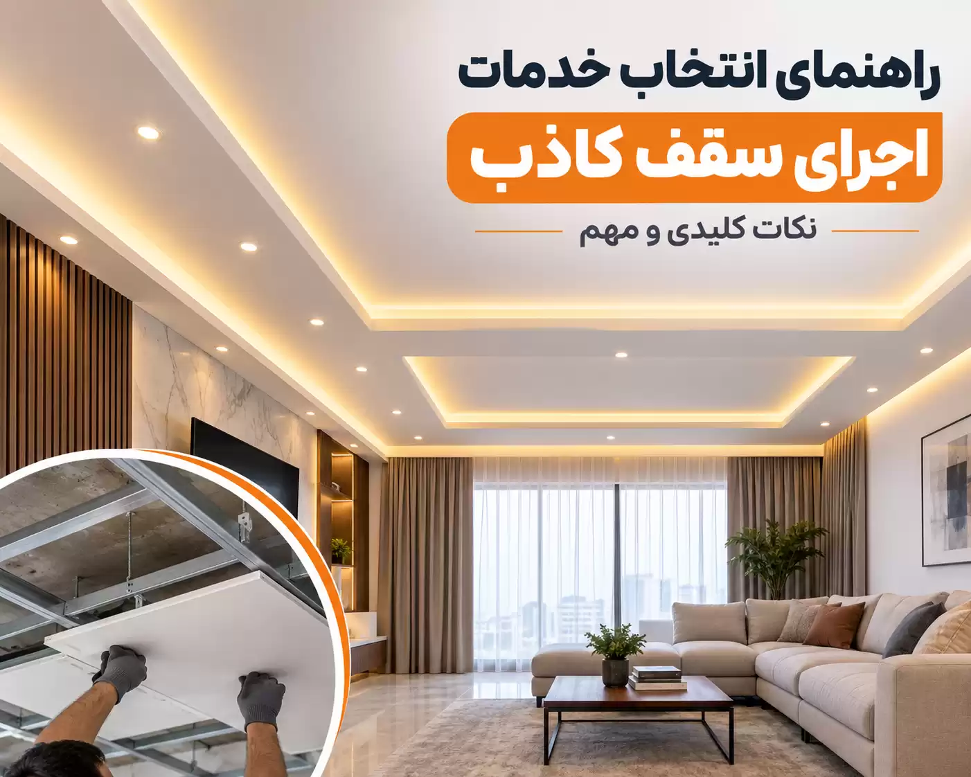 خدمات اجرای سقف کاذب