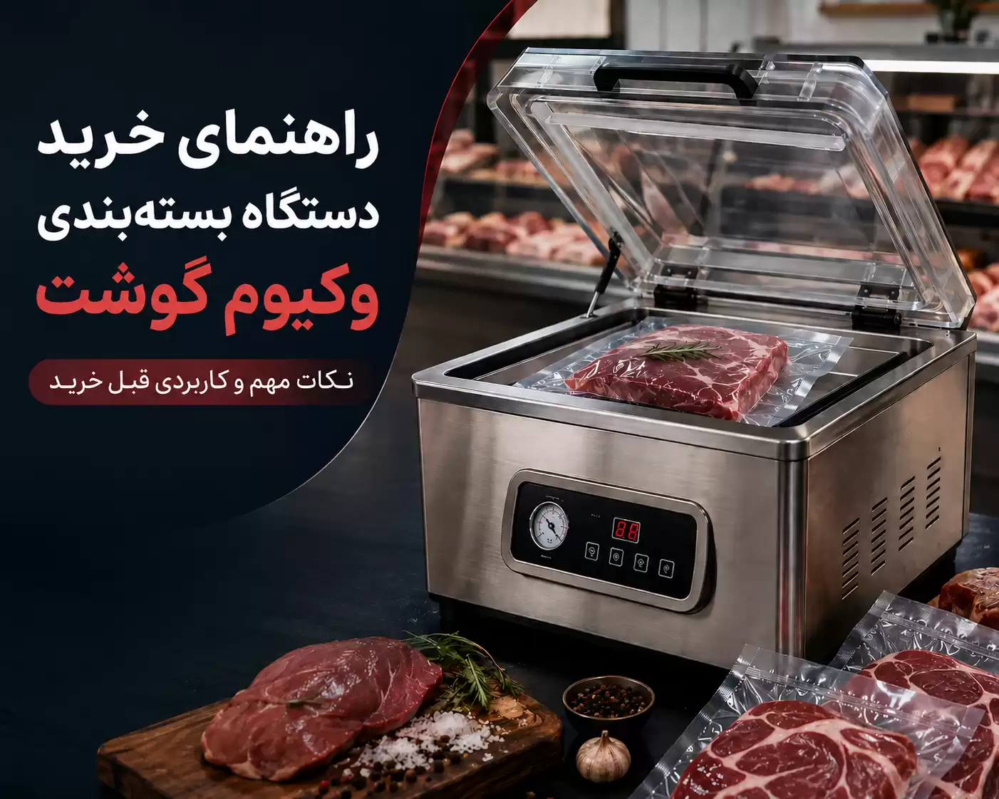 خرید دستگاه بسته بندی وکیوم گوشت