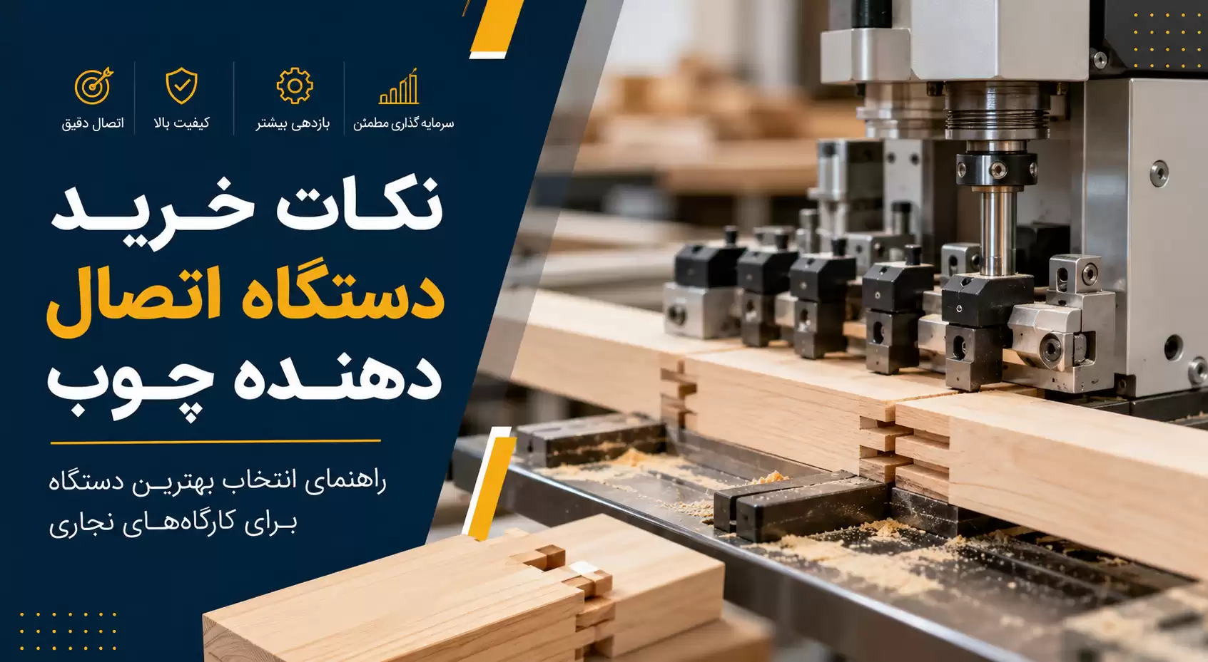 نکات خرید دستگاه اتصال دهنده چوب