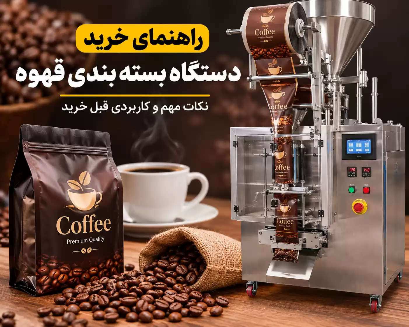 خرید دستگاه بسته بندی قهوه