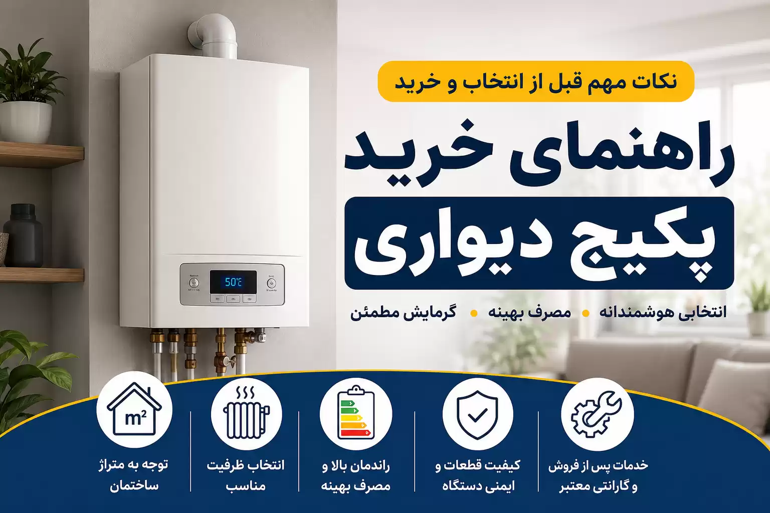 راهنمای خرید پکیج دیواری