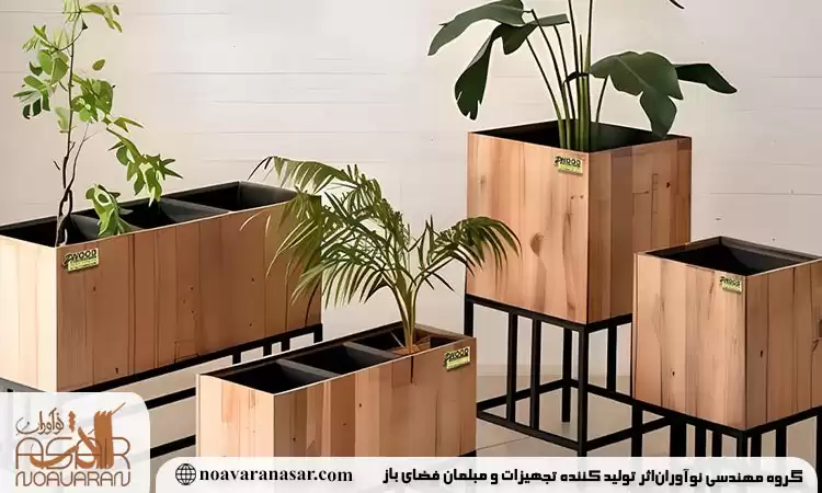 گیاه مناسب فلاورباکس چوبی