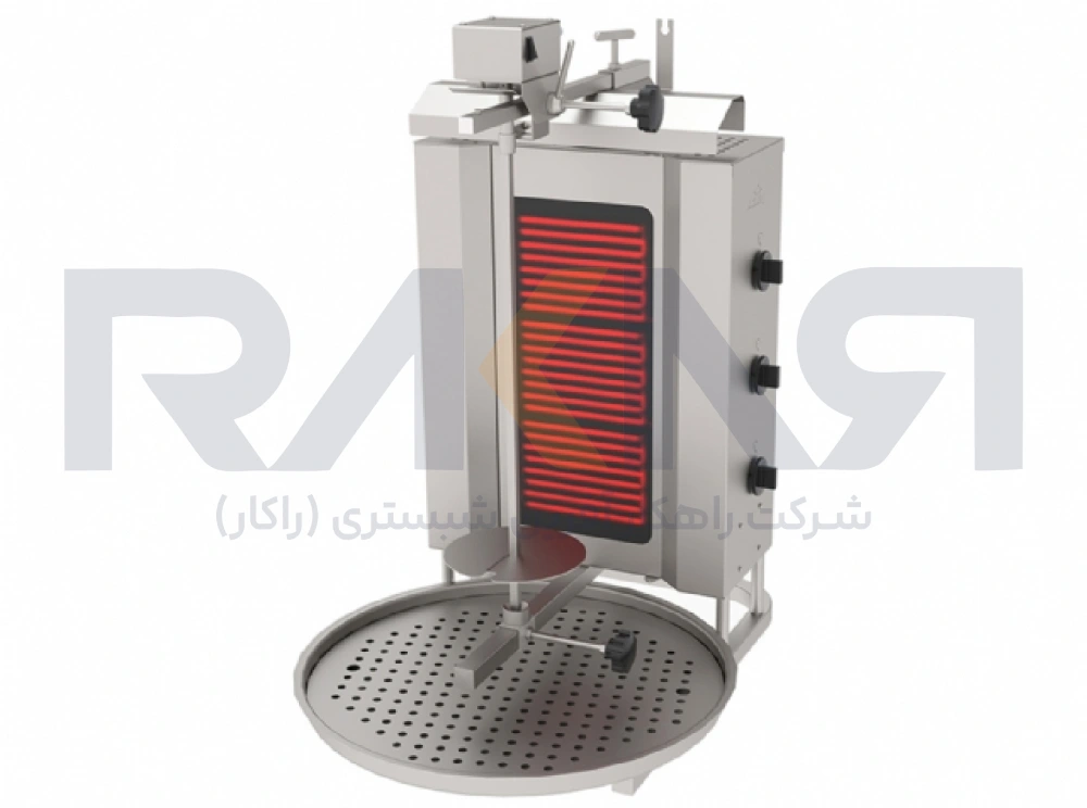 دستگاه دونر کباب گازی شیشهای Atalay