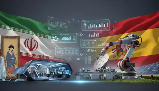 بررسی شاخص های کلیدی صنعت اسپانیا در مقایسه با ایران