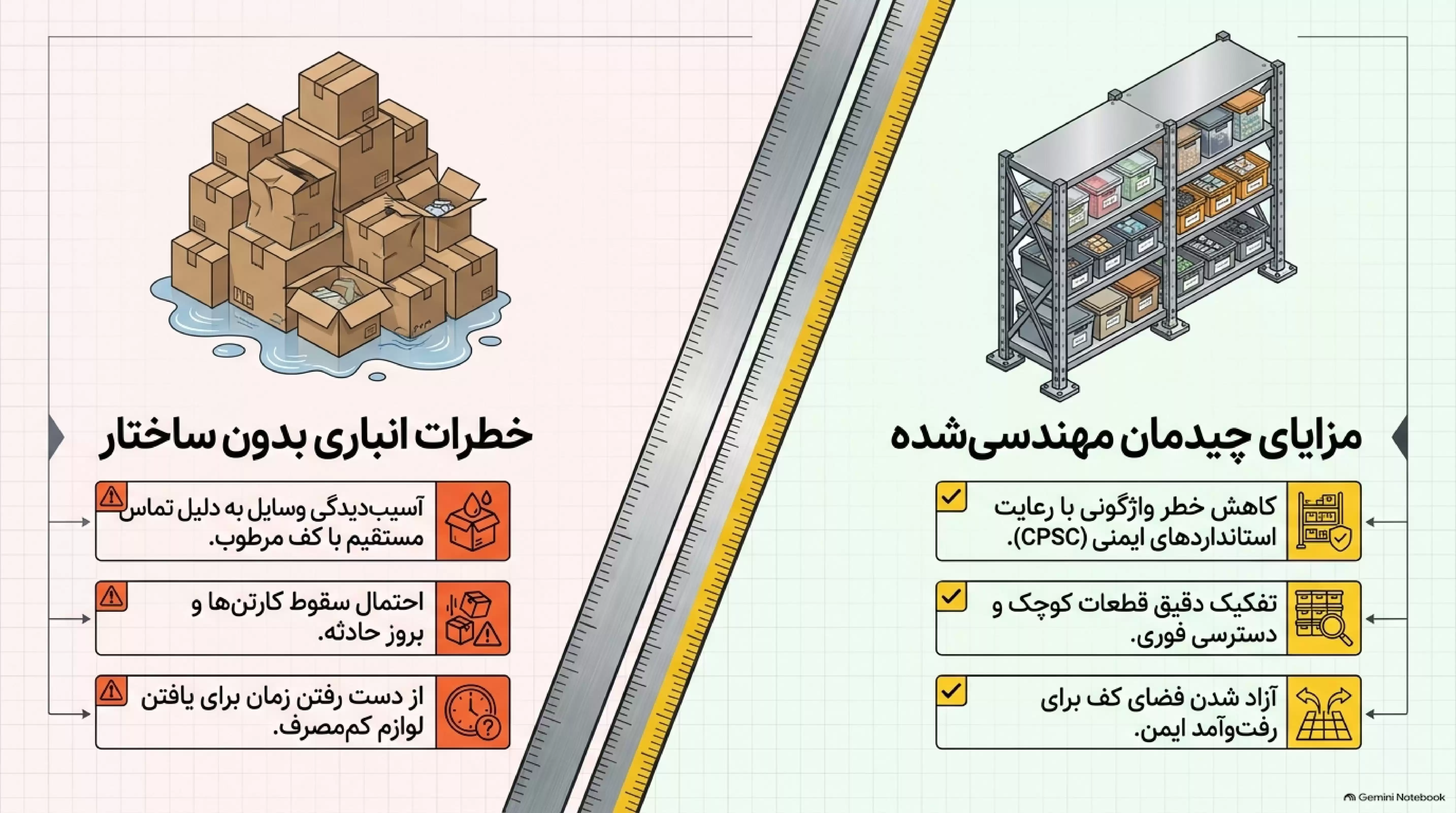 مقدمه و ضرورت سازماندهی انبار خانگی
