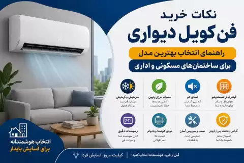 نکات خرید فن کویل دیواری + راهنمای انتخاب بهترین مدل برای ساختمان‌های مسکونی و اداری
