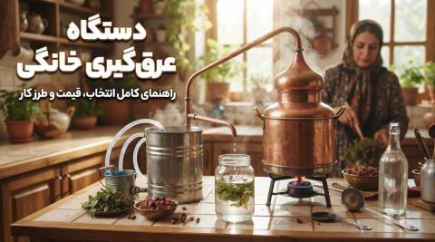 دستگاه عرق‌گیری خانگی: راهنمای کامل انتخاب، قیمت و طرز کار