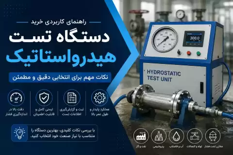 نکات خرید دستگاه تست هیدرواستاتیک؛ راهنمای انتخاب دستگاه مناسب برای آزمون فشار
