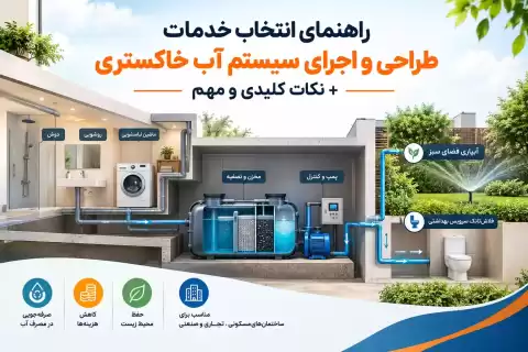راهنمای انتخاب خدمات طراحی و اجرای سیستم آب خاکستری + نکات کلیدی و مهم