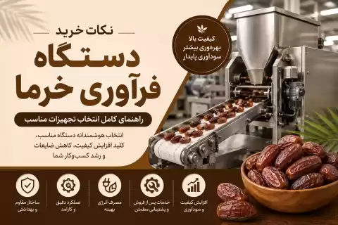 نکات خرید دستگاه فرآوری خرما + راهنمای انتخاب تجهیزات مناسب