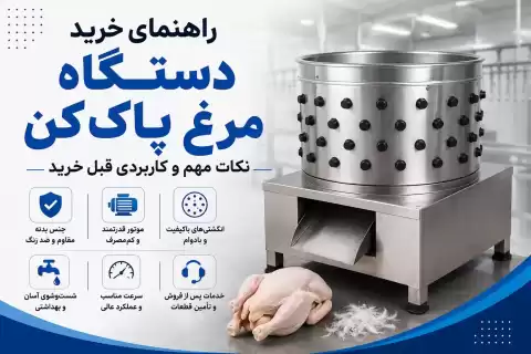 راهنمای خرید دستگاه مرغ پاک‌کن؛ نکات مهم و کاربردی قبل خرید