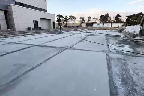 کف سازی با فوم بتن