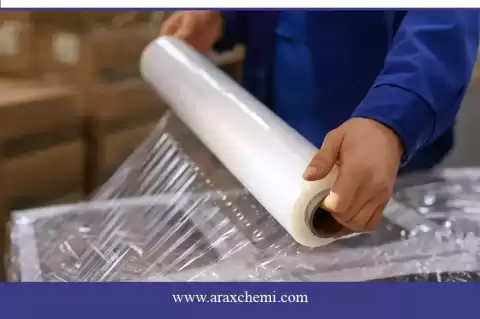 تولیدکننده تخصصی فیلم استرچ باکیفیت صنعتی و صادراتی؛ آراکس شیمی